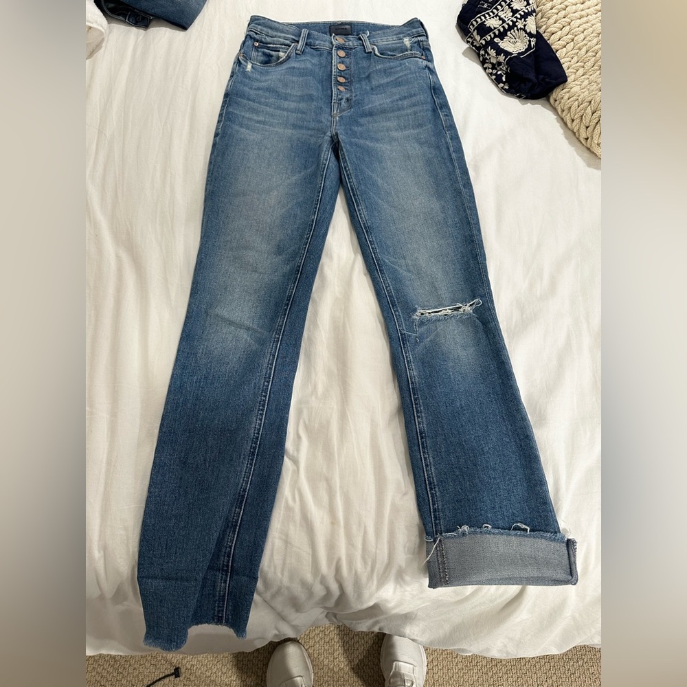 MOTHER
THE PIXIE DAZZLER
ANKLE FRAY size 23 never worn perfect condition